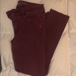 (2) pairs American Eagle jegging crop
